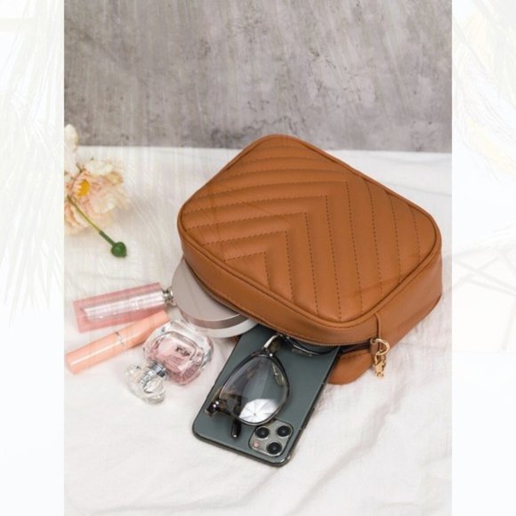 New Crossbody Bag Brown 227 - Picture 2 of 3